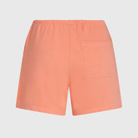 Essentials Script Sweatshorts | Coral Pink