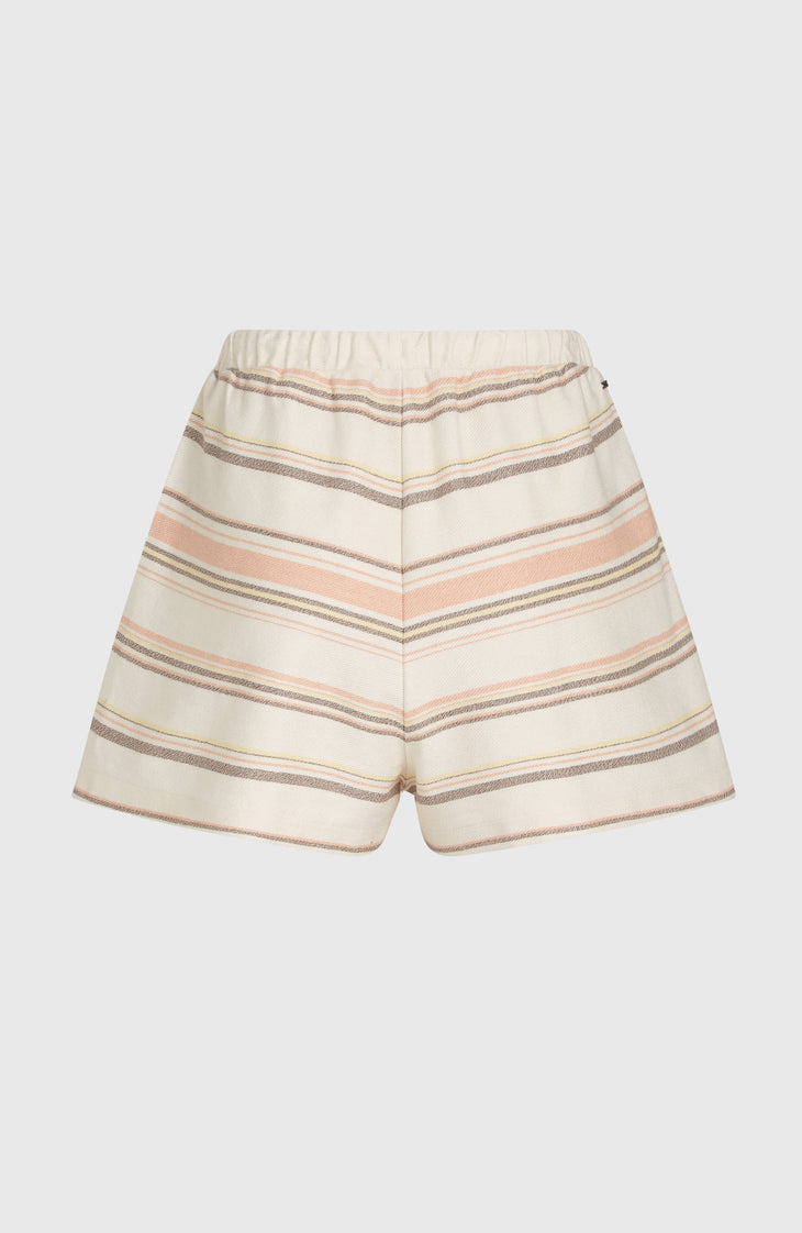 Bavaro Shorts | White Bavarro Stripe