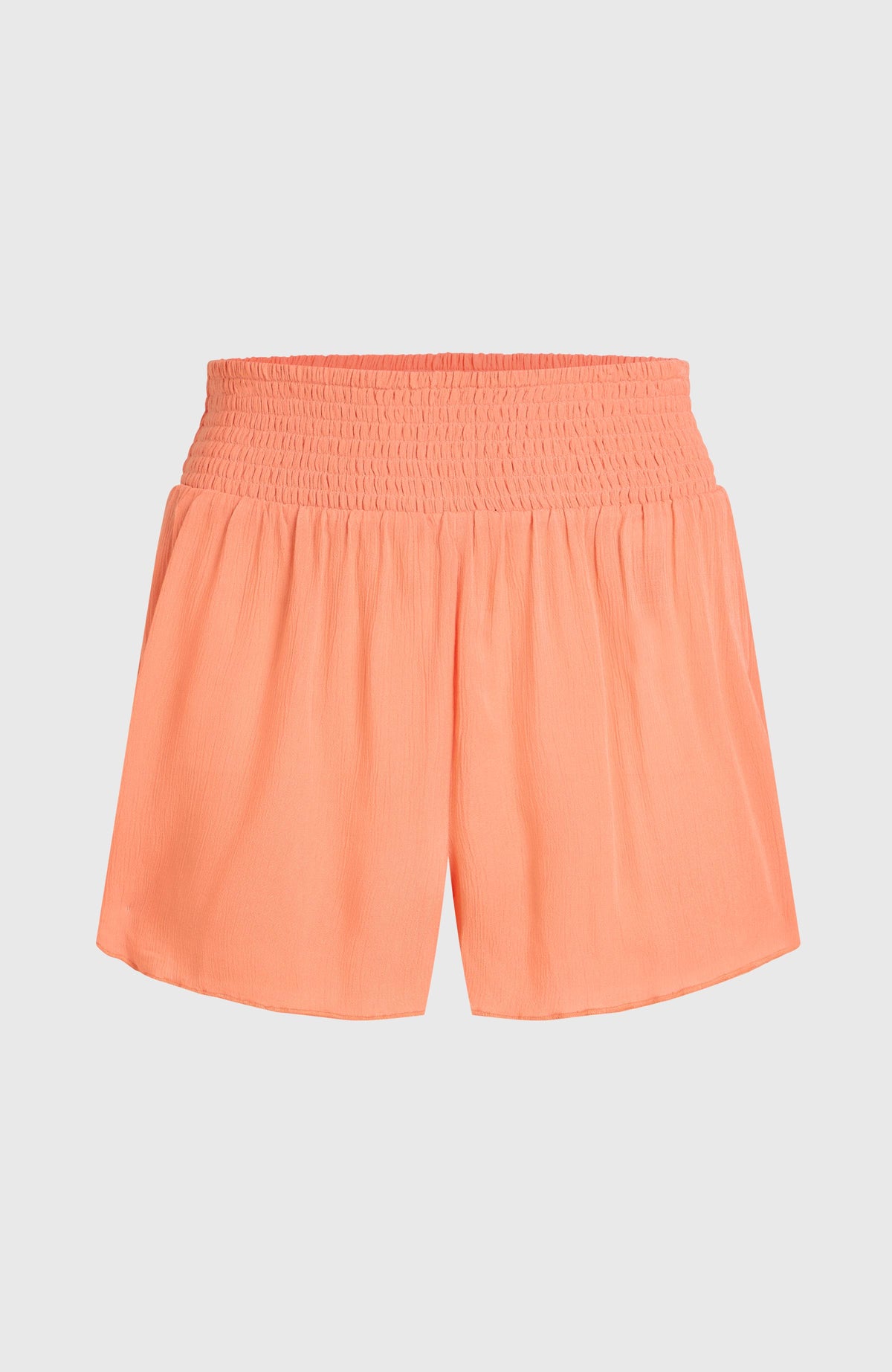 Johnny Smocked Waist Shorts | Funky Peach