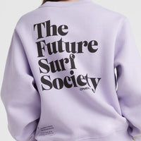 Future Surf Crew Sweatshirt | Purple Rose