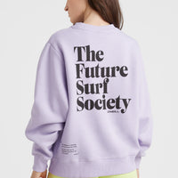 Future Surf Crew Sweatshirt | Purple Rose