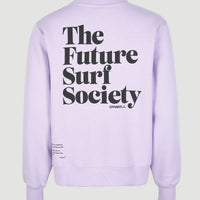 Future Surf Crew Sweatshirt | Purple Rose