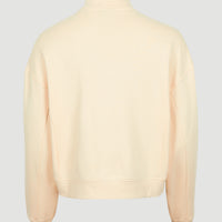 Bunji Half Zip Crew Sweatshirt | Bleached Sand