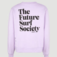 Future Surf Society Crew Sweatshirt | Purple Rose