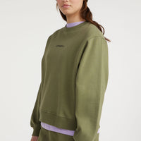 Future Surf Society Crew Sweatshirt | Deep Lichen Green