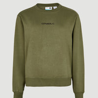 Future Surf Society Crew Sweatshirt | Deep Lichen Green