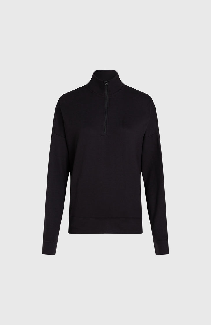 Half-Zip Sweatshirt | Black Out