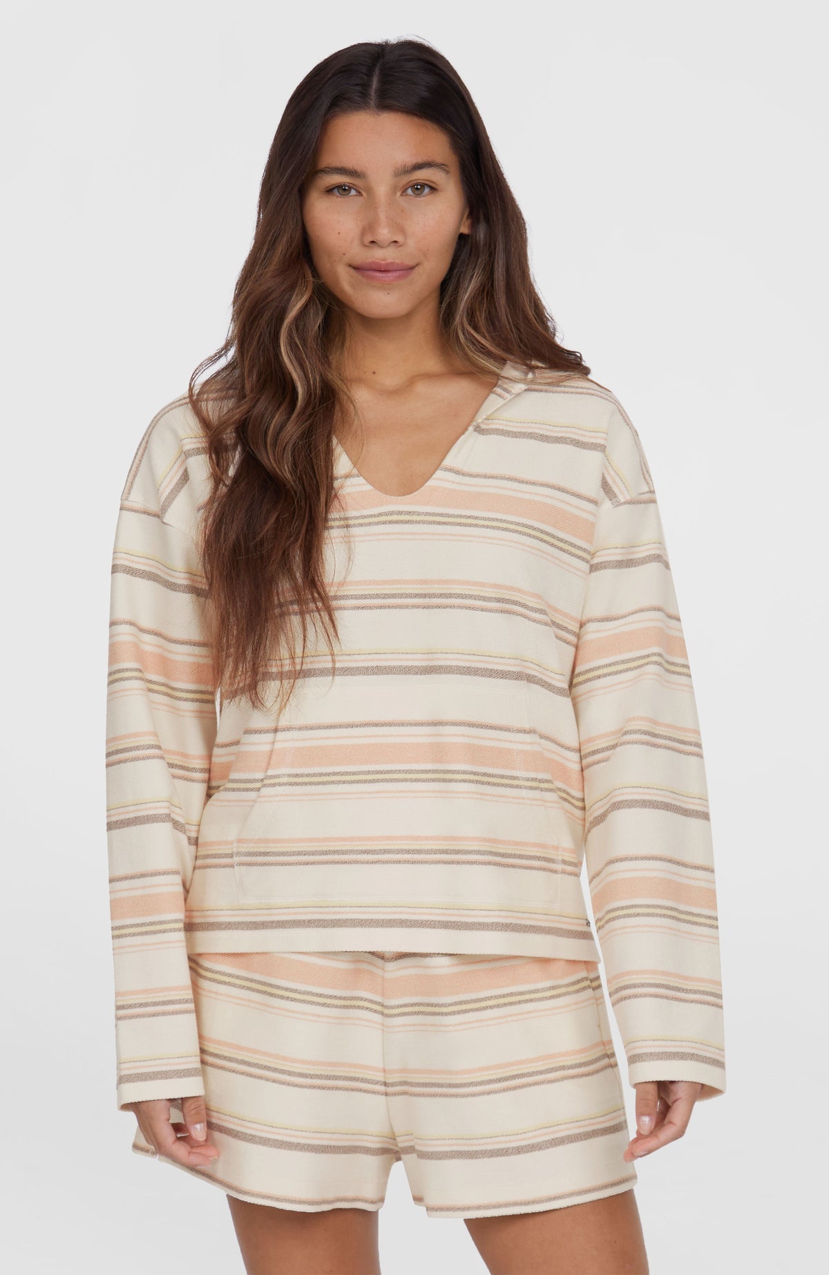 Bavaro Hoodie | White Bavarro Stripe