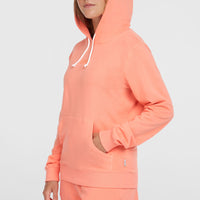 Essentials Script Hoodie | Coral Pink