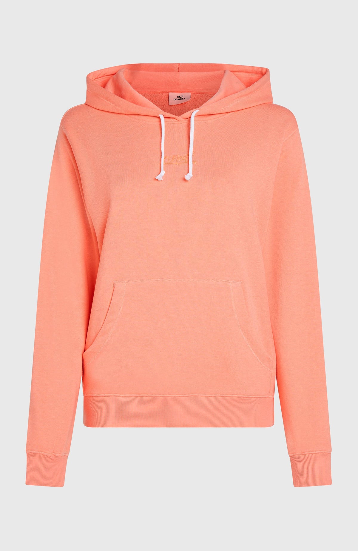 Essentials Script Hoodie | Coral Pink