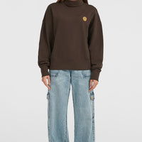 O'Riginals High-Neck Crew Sweatshirt | Coffee Bean