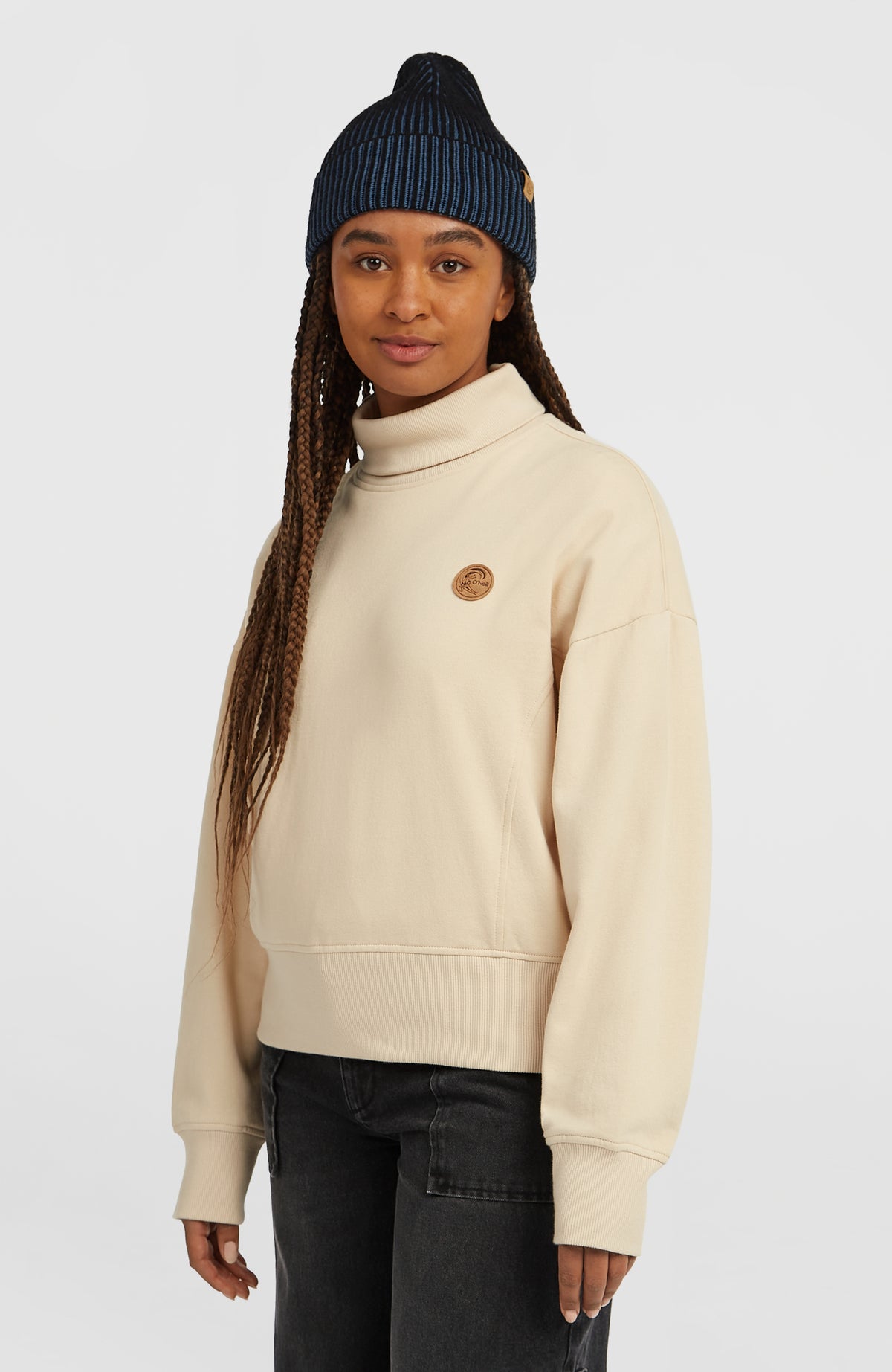 O'Riginals High-Neck Crew Sweatshirt | Macaron