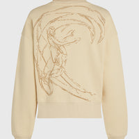 O'Riginals High-Neck Crew Sweatshirt | Macaron