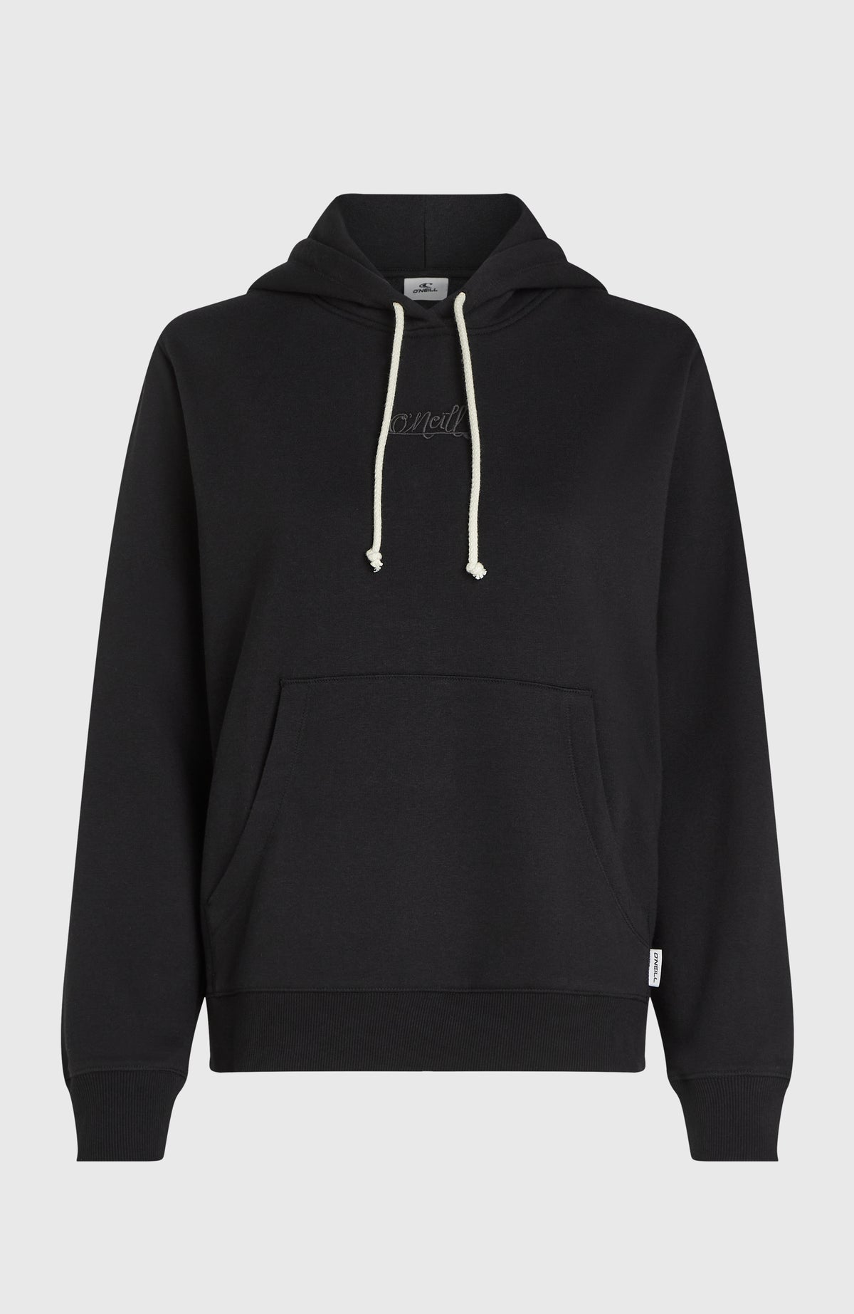 Essentials Script Hoodie | Black Out