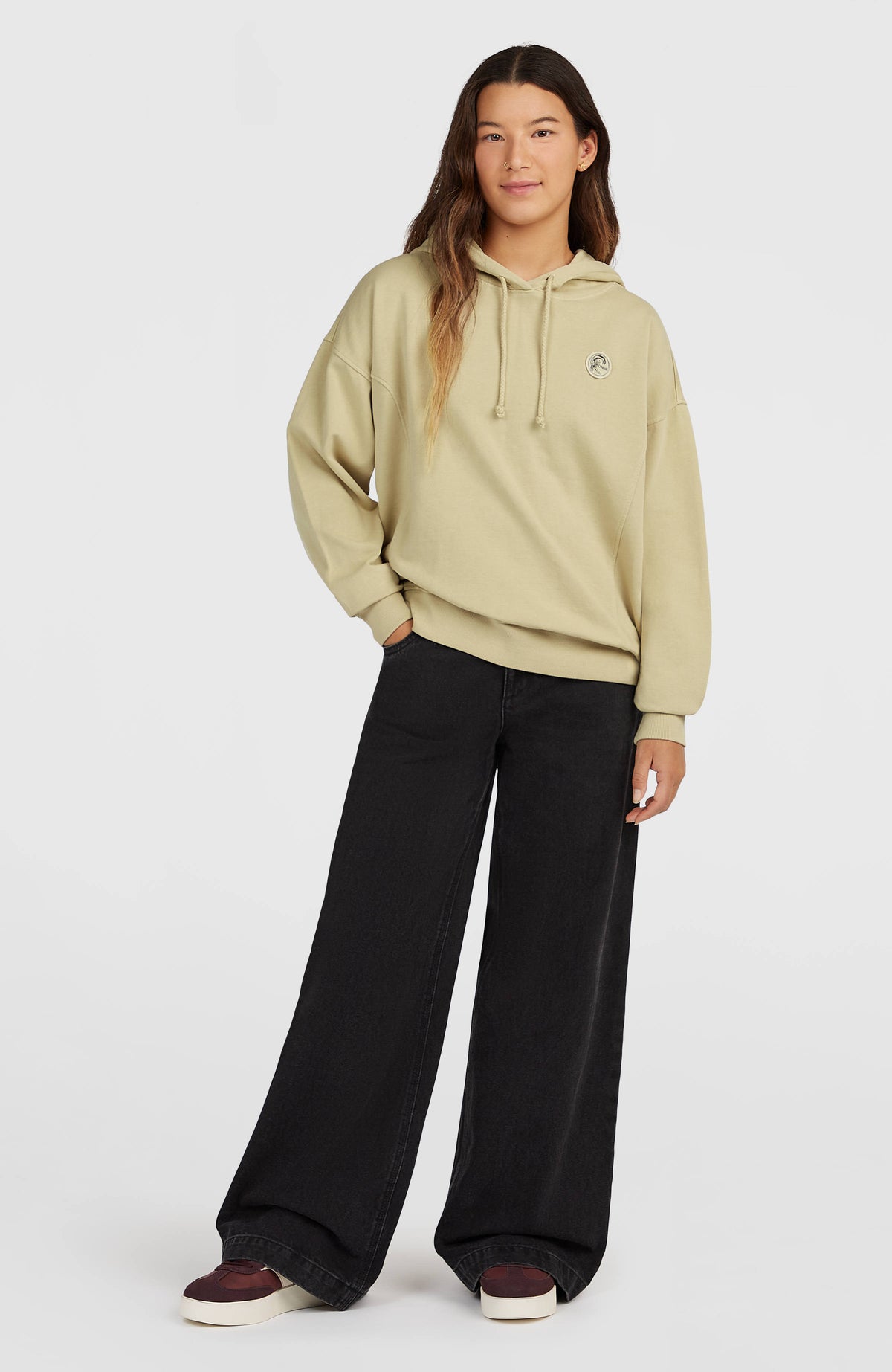 O'Riginals Badge Hoodie | Olive Blush