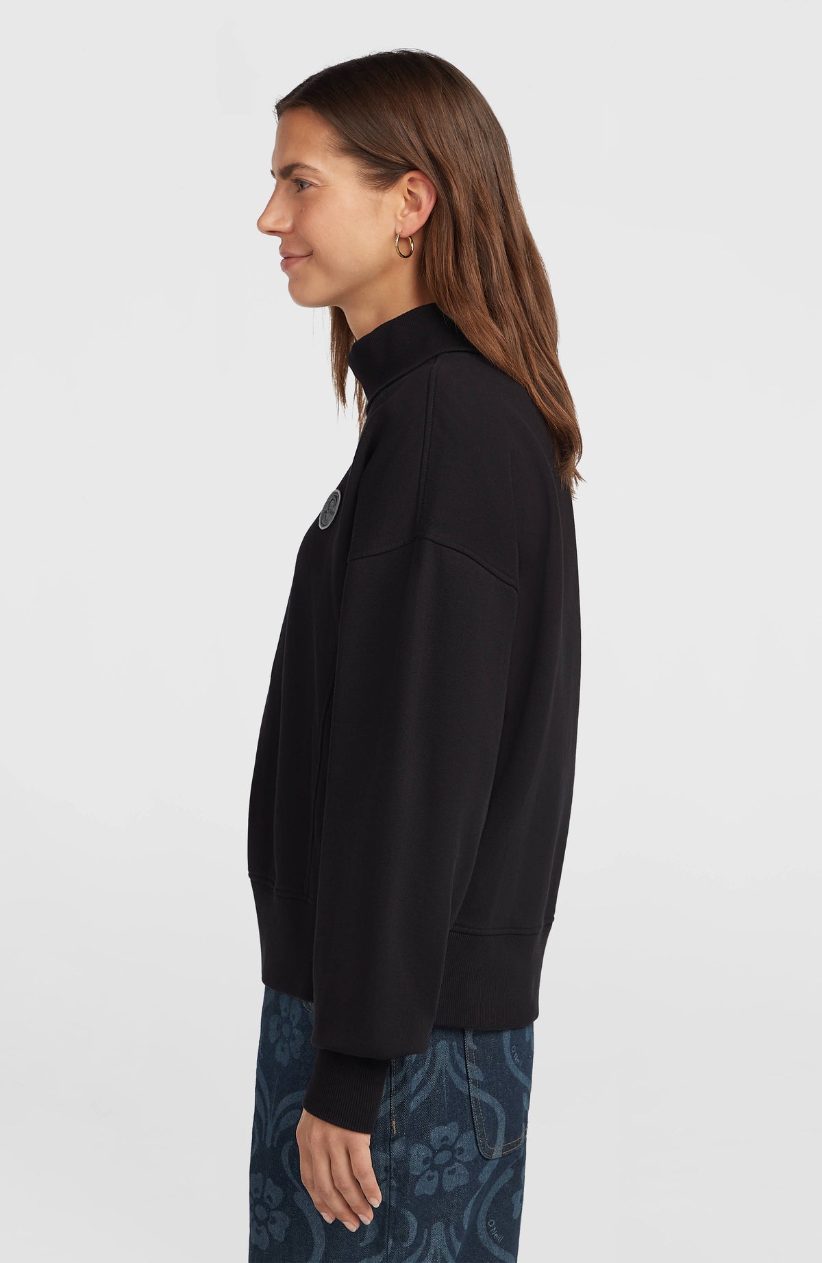 O'Riginals High-Neck Crew Sweatshirt | Black Out