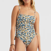 Valley Swimsuit | Blue Minimal Camo