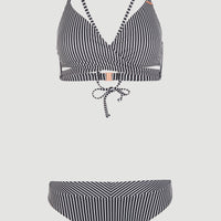 Baay - Maoi Bralette Bikini Set | Black Simple Stripe