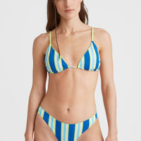 Drift Rockley Revo Triangle Bikini Set | Blue Towel Stripe