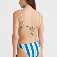 Drift Rockley Revo Triangle Bikini Set | Blue Towel Stripe