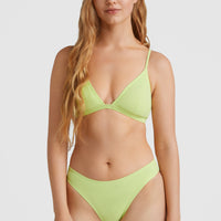 Alia - Cruz Triangle Bikini Set | Sunny Lime