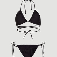 Kat Becca Women Of The Wave Triangle Bikini Set | Black Out