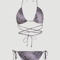 Kat Becca Women Of The Wave Triangle Bikini Set | Grey Tie Dye