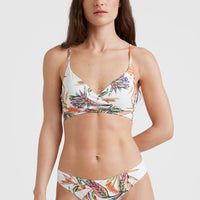 Baay - Maoi Bralette Bikini Set | White Tropical Flower