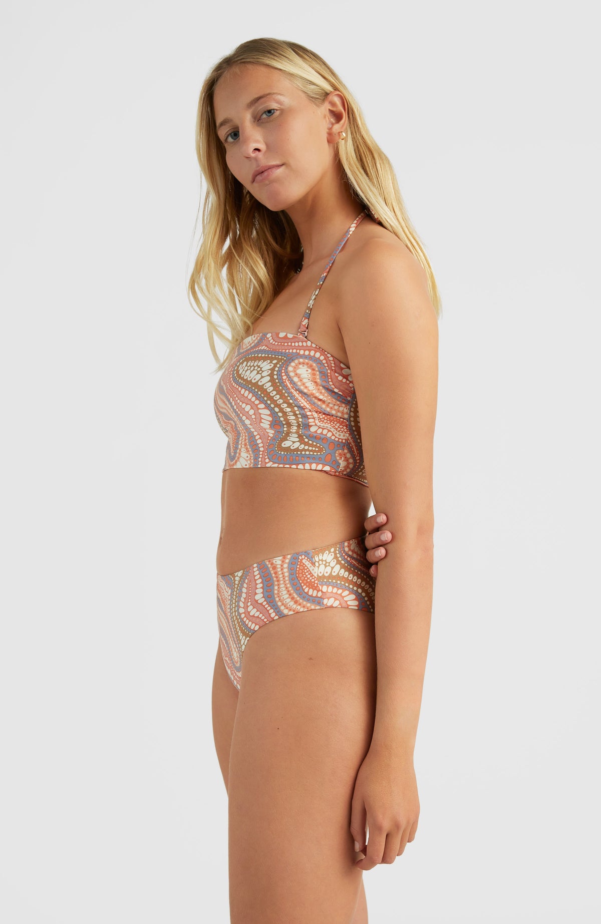 Longline Jen Love Bandeau Bikini Set Dotted Print O Neill UK