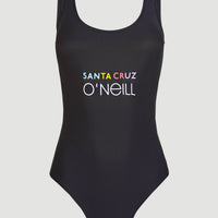 Cali Retro Swimsuit | Black Out