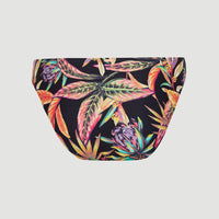 Rita Bikini Bottoms | Black Tropical Flower