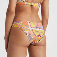 Cruz Bikini Bottoms | Yellow Scarf Print