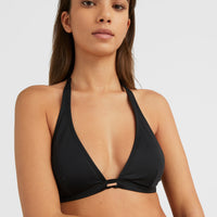 Marga Halter Bikini Top | Black Out