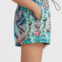 Ocean Mission Swim Shorts | Blue Comic Seaweed