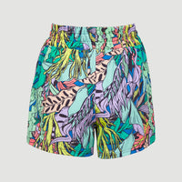 Ocean Mission Swim Shorts | Blue Comic Seaweed