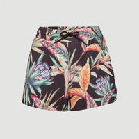 Anglet Swim Shorts | Black Tropical Flower