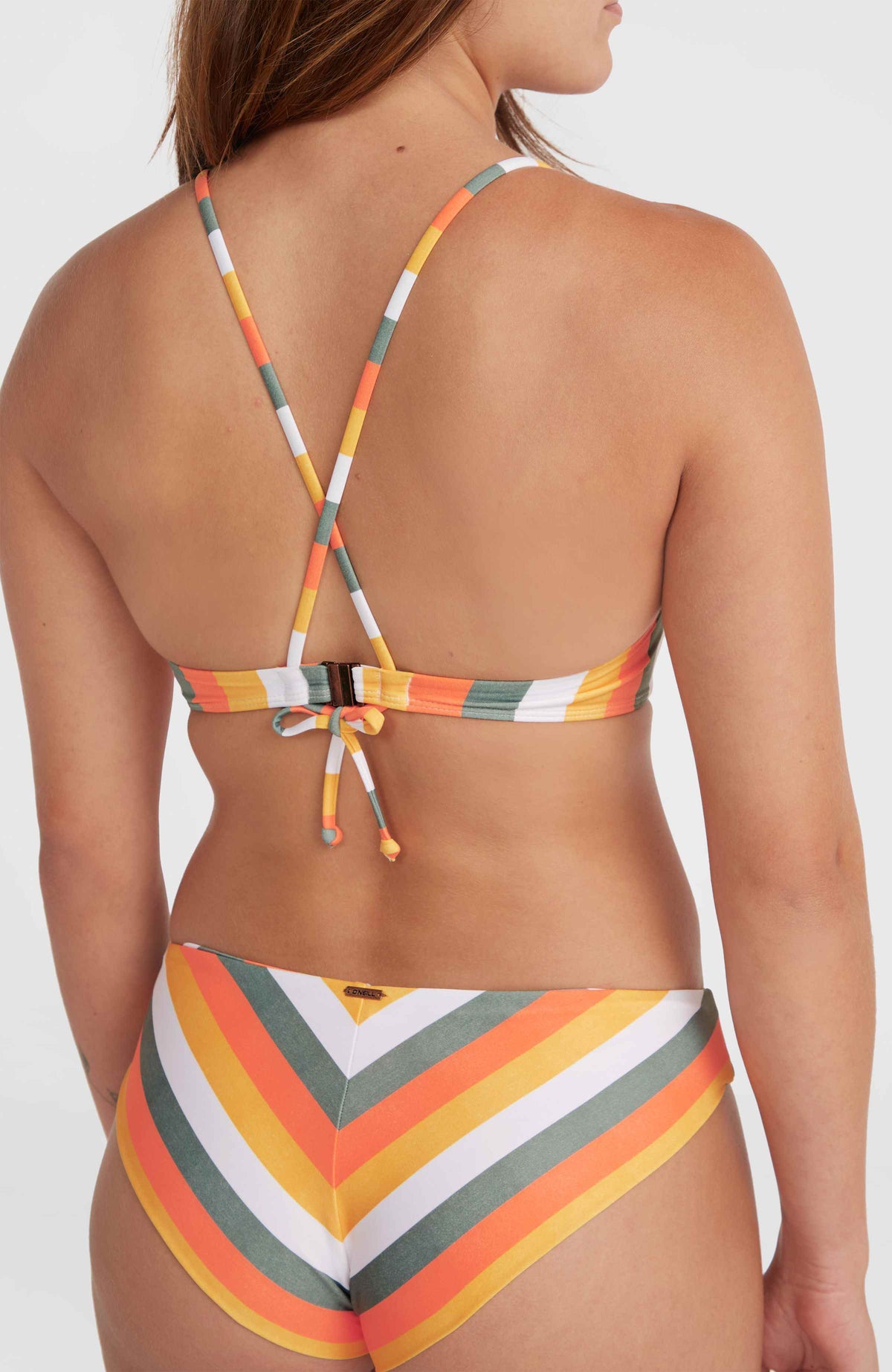 Baay Maoi Bikini Set | Orange Multistripe