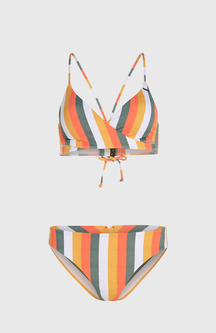 Baay Maoi Bikini Set | Orange Multistripe
