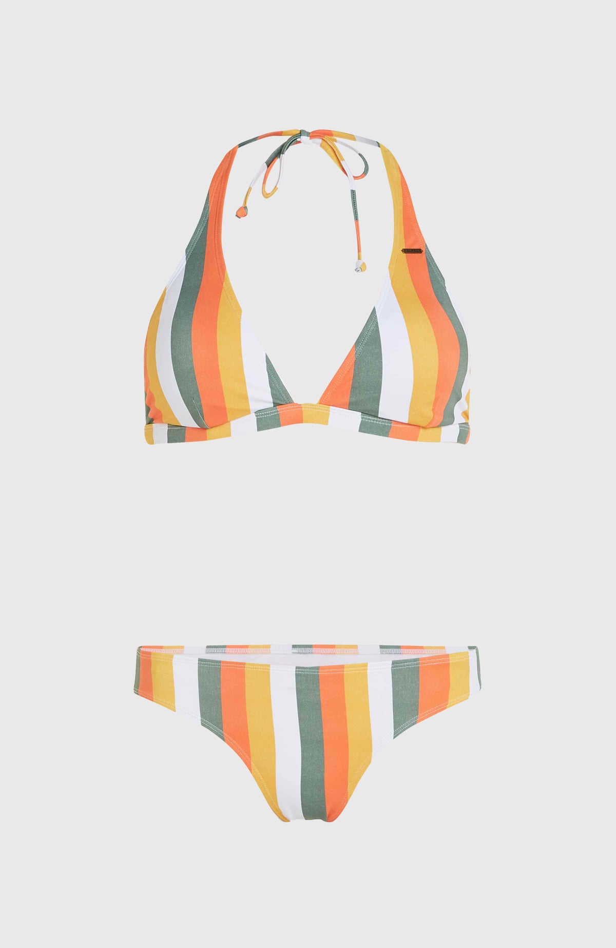 Marga Rita Bikini Set | Orange Multistripe