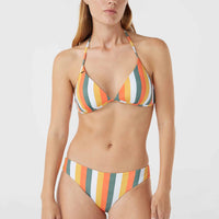 Sao Bikini Top | Orange Multistripe