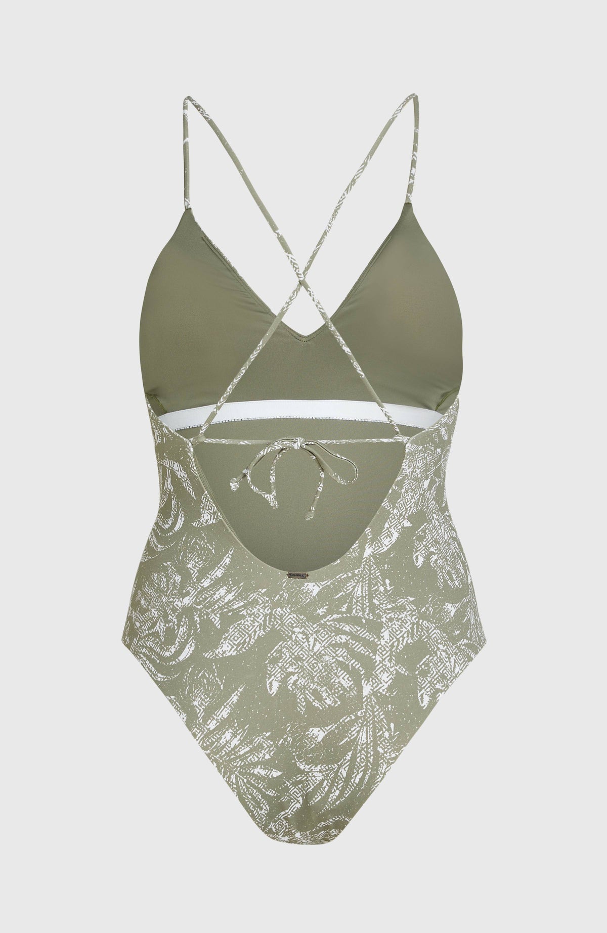 Jaida Swimsuit | Green Textured Jungle