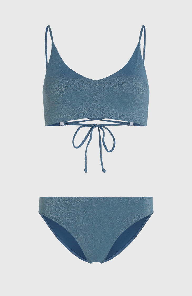 Beach Vintage Midles Rita Bikini Set | Copen Blue