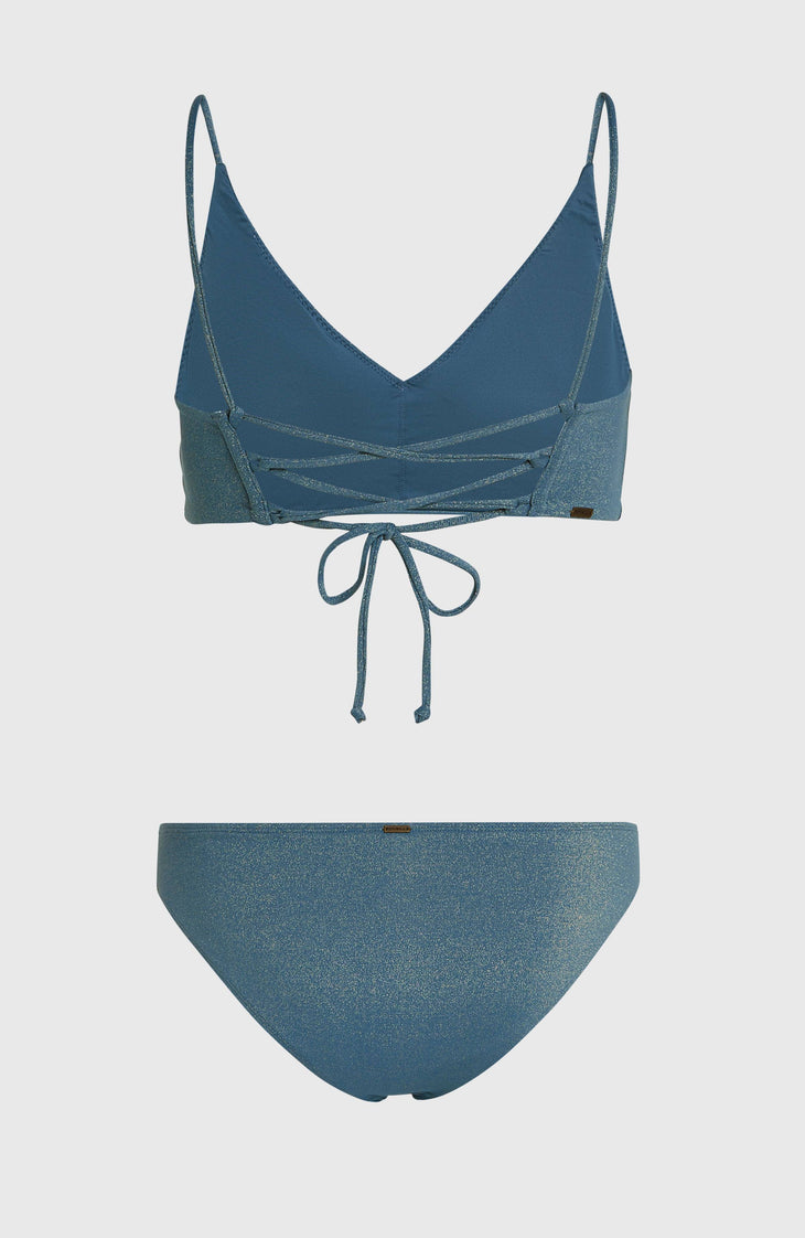 Beach Vintage Midles Rita Bikini Set | Copen Blue