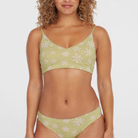 Beach Vintage Midles Rita Bikini Set | Green Daisyline