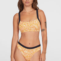 Sport Bikini Set | Orange Abstract Wave