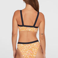 Sport Bikini Set | Orange Abstract Wave