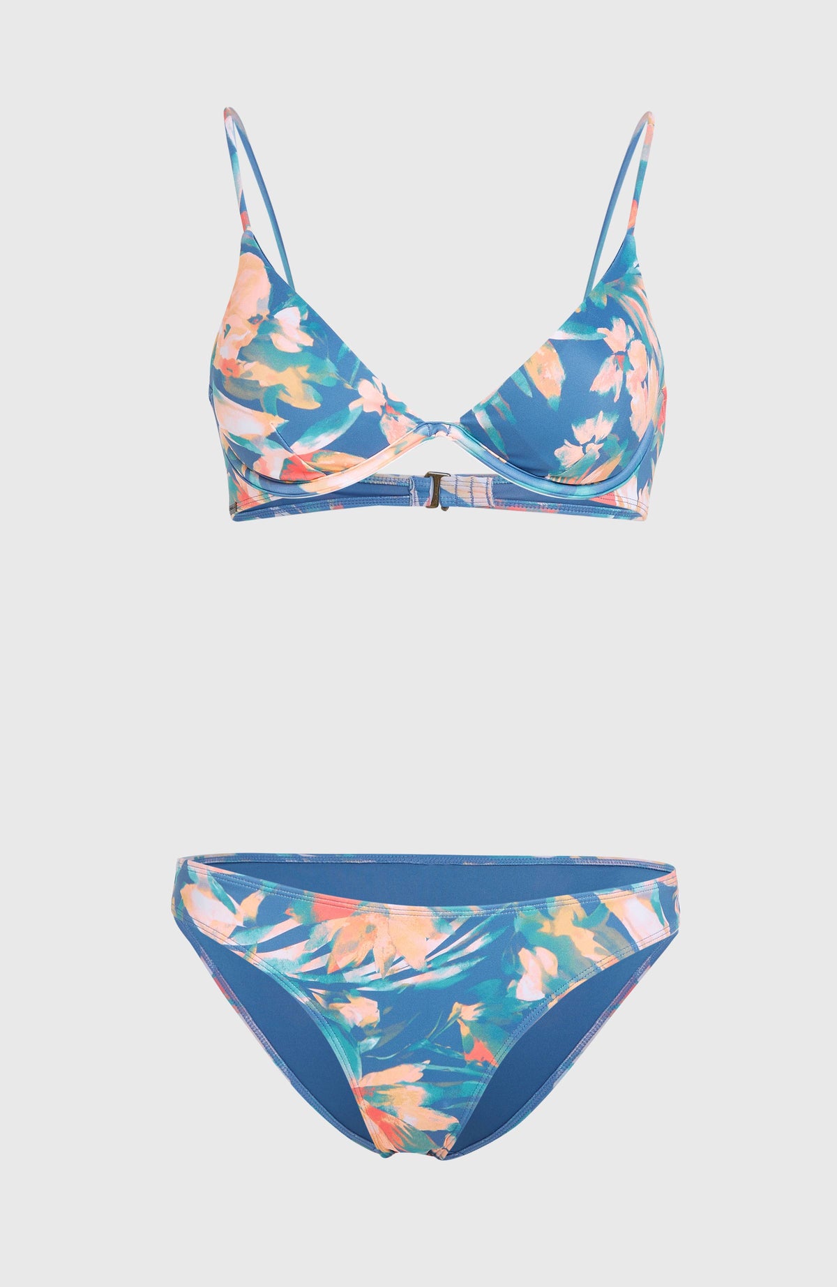 Honopu Rockley Bikini Set | Blue Painted Tropics