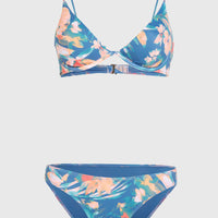 Honopu Rockley Bikini Set | Blue Painted Tropics