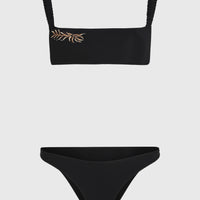 Bundoran Flamenco Embroidery Bikini Set | Black Out