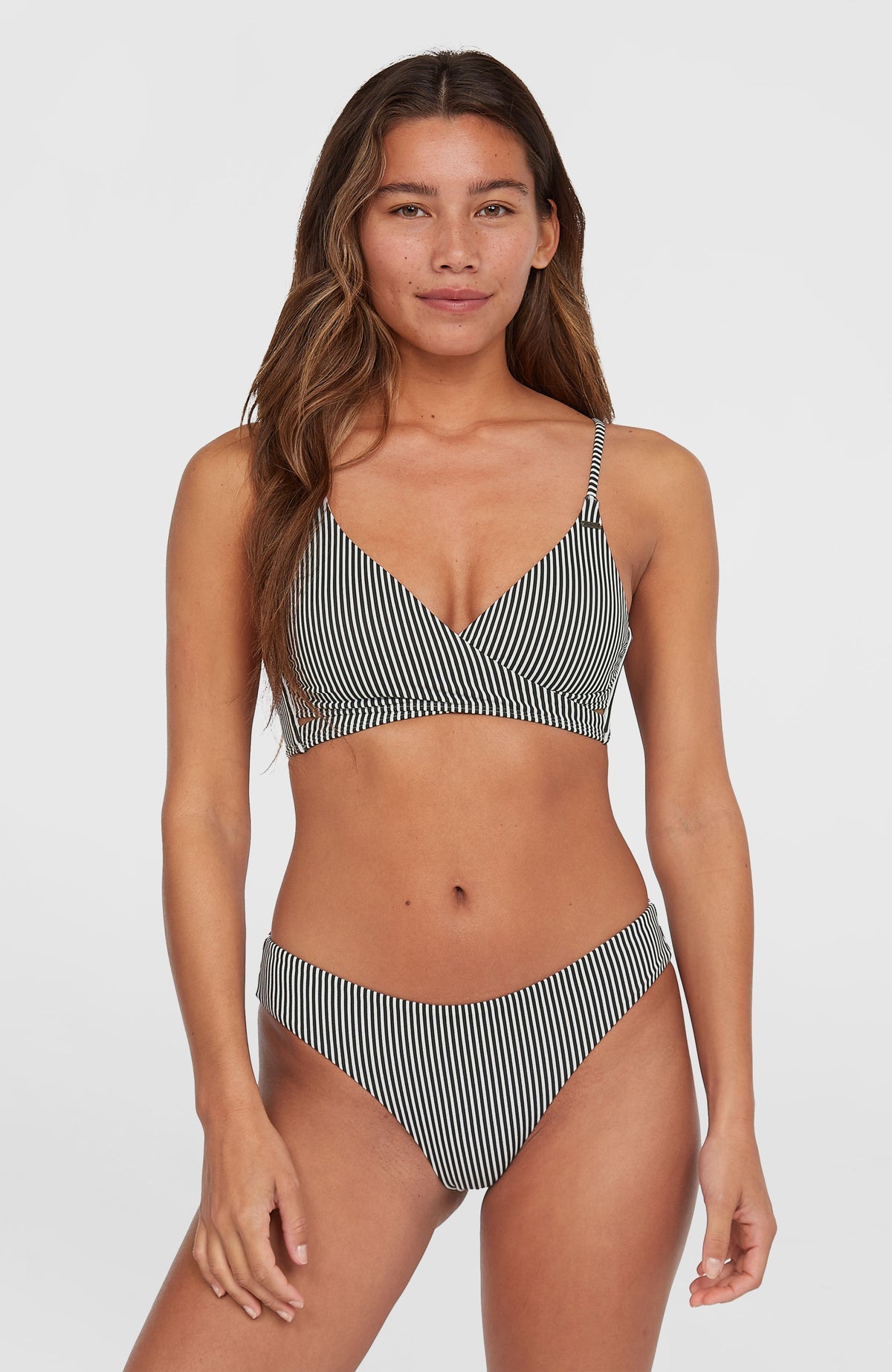 Essentials Baay Maoi Bikini Set | Black Simple Stripe